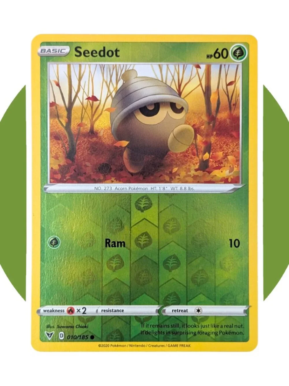 pokemon seedot card Sandstorm Common Description coming soon... Seedot Rising Rivals - Common